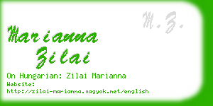 marianna zilai business card